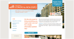 Desktop Screenshot of pbcondohoaexpo.com